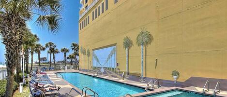 Lejlighed - flere senge (Sterling Reef 1504) | Pool | Udendørs pool, opvarmet pool