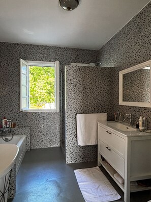 Sèche-cheveux, serviettes fournies, papier toilette