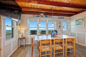 Dining - Dreamy Days: Coastal Cottage with Awe-inspiring Oceanfront Setting (Oak Island)
