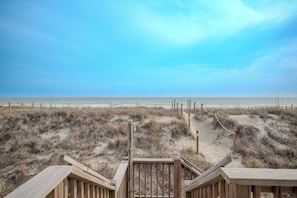 On the beach