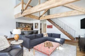 TV, fireplace - Misty Maiden Vista (Telluride)