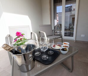 Apartamento luxo | Terraço/pátio