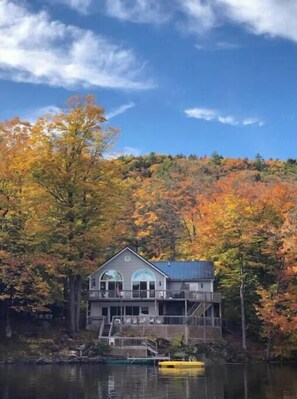 Exterior - Four Season Ski, Lake & Golf Home on Beautiful Lake Rescue in Ludlow (Ludlow)