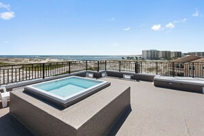 Terrace/patio - Sleeps 12! Pool, Hot Tub & Cabana-Rooftop Tub, Steps 2 O'Steen Beach/East Pass A (Destin)