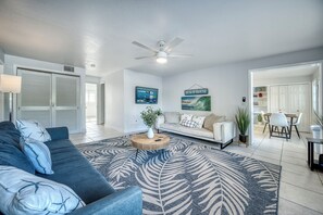 Smart TV - Great location on Holmes Beach! 2 bdrm Condo 
Steps to the Beach!  Heated pool! (Holmes Beach)