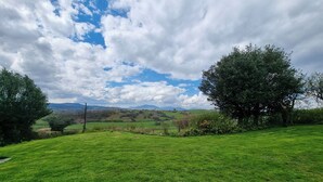 A grassy field with trees and a clear sky. - 1 bedroom accommodation in Betws Y Coed (Betws Y Coed)