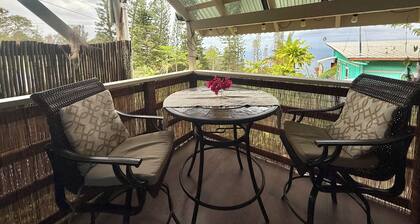 Peaceful, private studio overlooking the pacific Ocean.