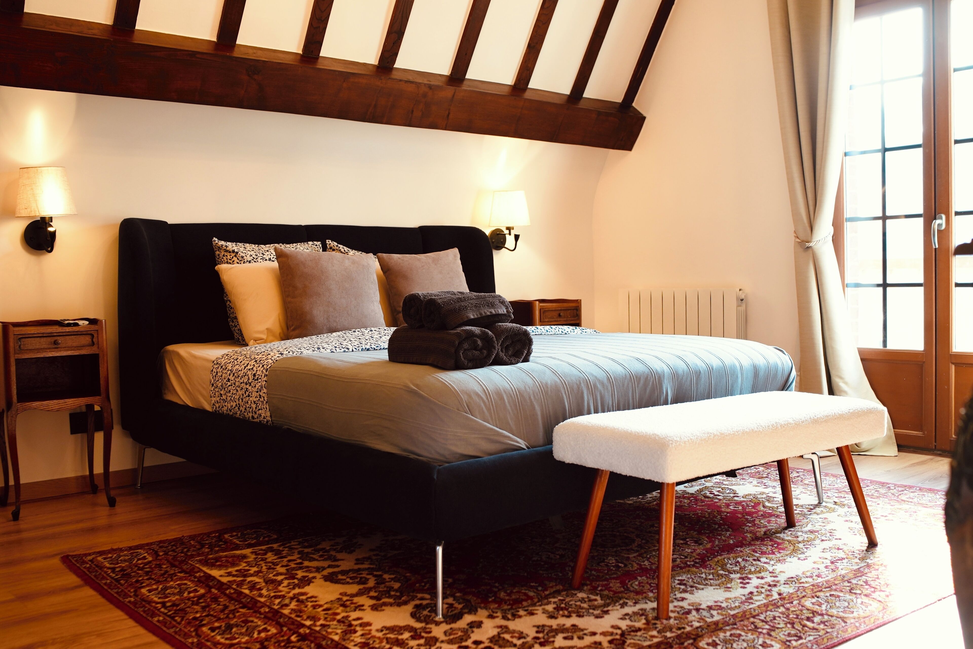 1 chambre, literie hypoallergénique, matelas Select Comfort