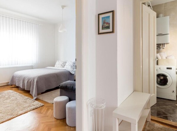 Iron/ironing board, WiFi, bed sheets - Studio apartment Studio with Garden View (Zagreb)