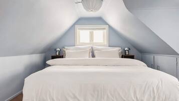 3 soverom, strykejern/-brett, reiseseng for barn og wi-fi