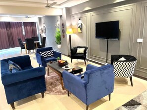 Lobby sitting area