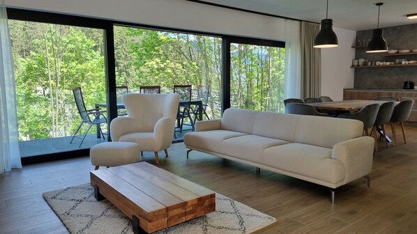 Presidential-Apartment, 4 Schlafzimmer | Wohnbereich