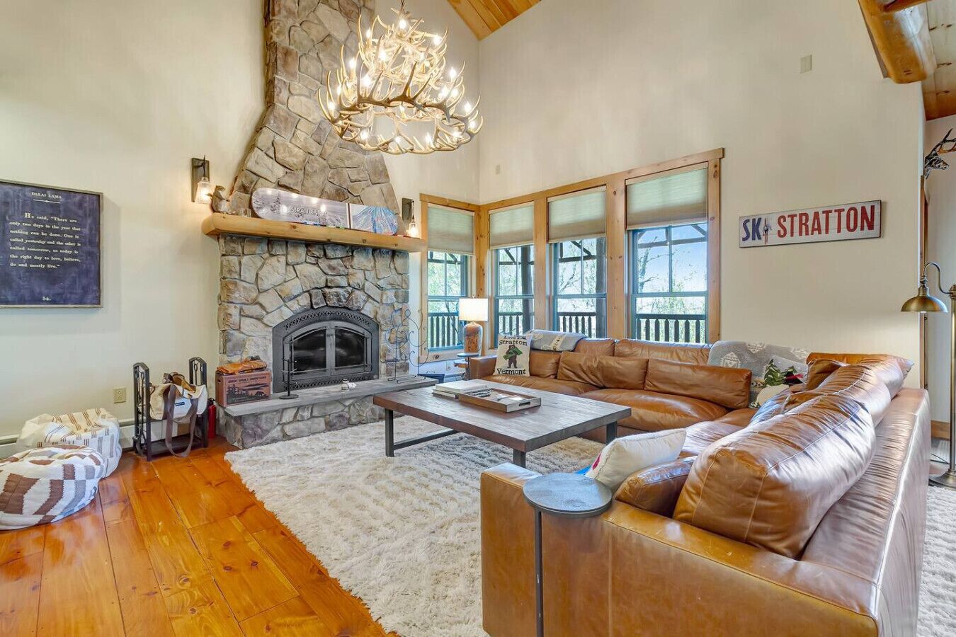 TV connectée, cheminée