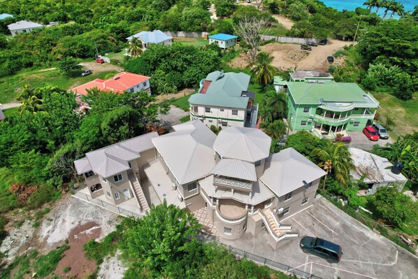 Aerial view - Your quaint home just steps from beach (St. George's)