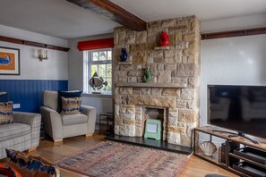 Télévision, lecteur de DVD, livres, vidéothèque