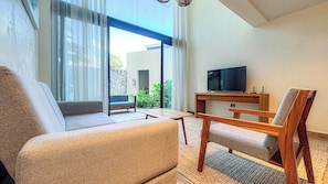 Luxury Apartment, 1 Bedroom, Garden View | Premium bedding, down comforters, in-room safe, blackout drapes - Nook Tulum Luxury Condohotel by Marea (Tulum)