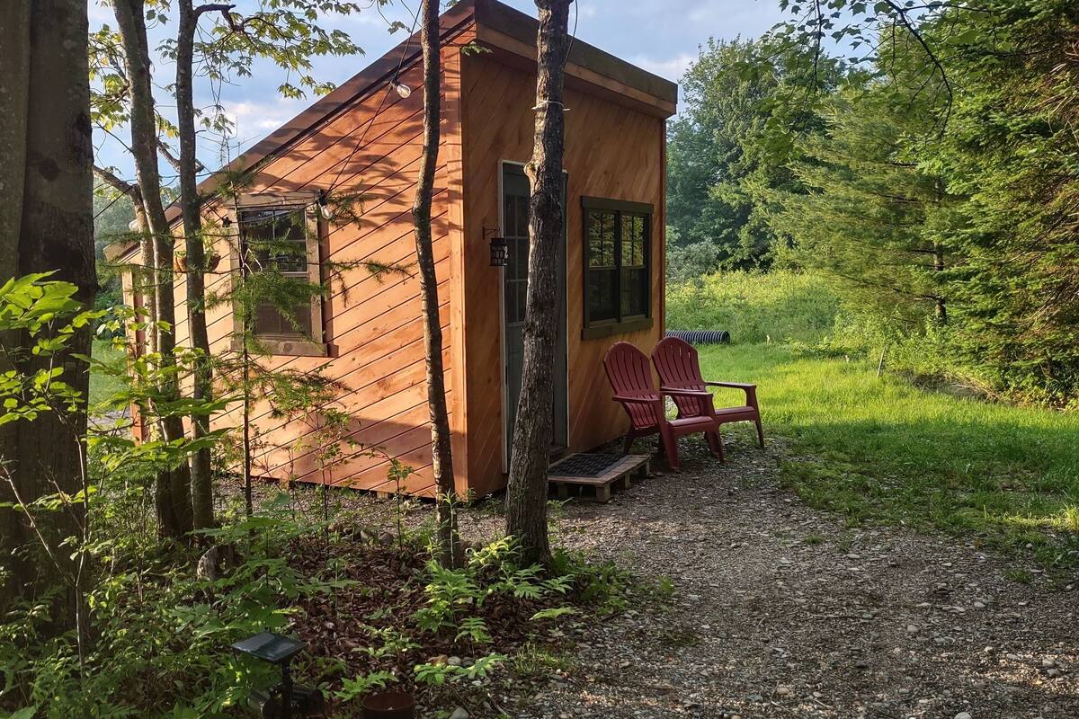 Economy huisje | Terras