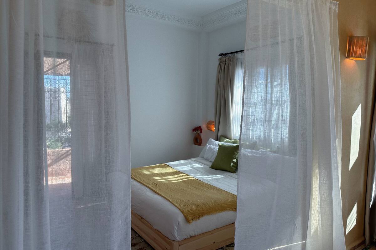 Blackout curtains, iron/ironing board (on request), free WiFi