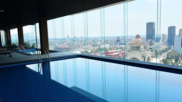 Pool - New loft with amenities pool, jacuzzi near Paseo de la Reforma (Ciudad de México)