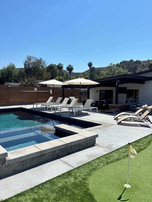 Pool - 5BR Oasis | Pool, Hot Tub & Luxe Outdoor Retreat! (Santee)