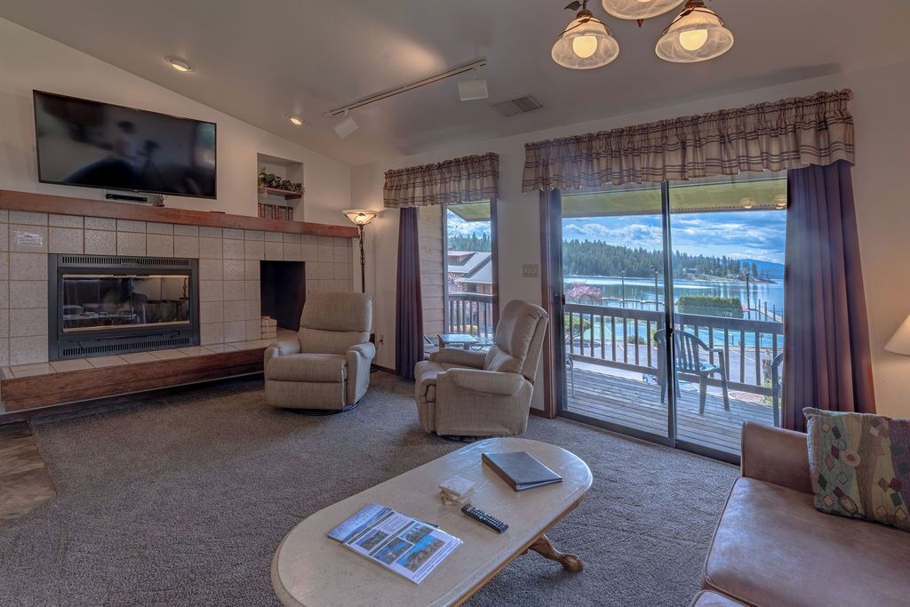 Suite Confort, 1 chambre, vue montagne | Coin séjour