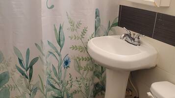 Towels, soap, toilet paper