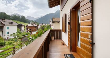 Apartment 'Al Pelmo A Vinigo' with Mountain View, Private Terrace and Wi-Fi