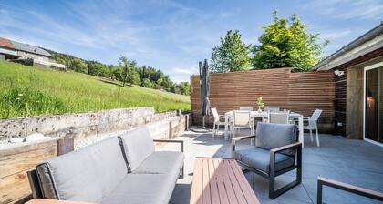 Ferienwohnung 'Bois Joli Spa-terrasse Privatisés' mit Privatterrasse und WLAN