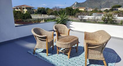 Ferienhaus 'Casetta Esmeralda' mit Meerblick, privater Terrasse und WLAN
