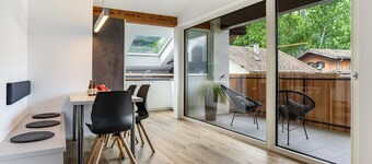 Appartement '1' avec vue sur la montagne, Wi-Fi et climatisation