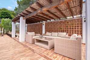 Terrace/patio - Villa 'Nichola' with Private Pool, Wi-Fi and Air Conditioning (Xàbia)