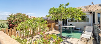 Holiday Home 'Les Eaux Vives 1' with Sea View, Shared Pool and Private Terrace