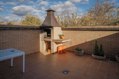 Country House 'Entrada Rio Lobos I' with Mountain Views, Private Terrace and Wi-Fi