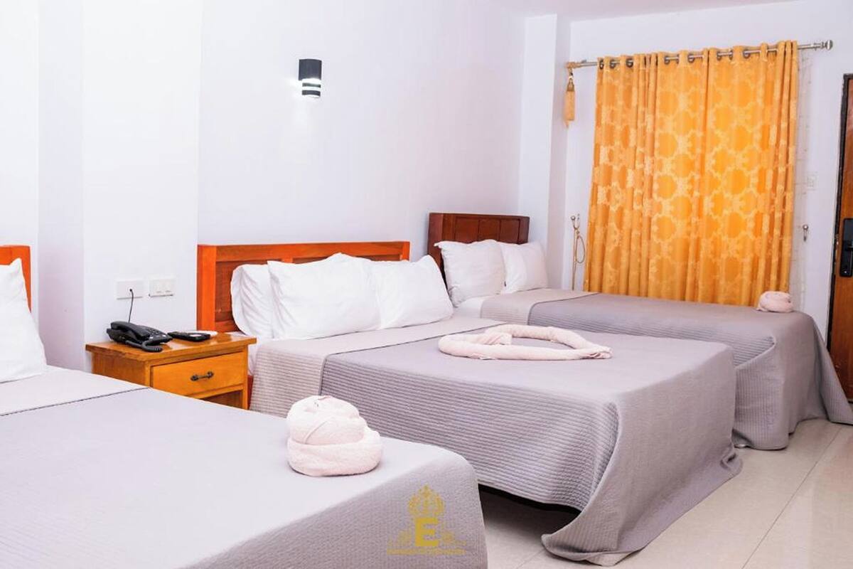 Free WiFi, bed sheets