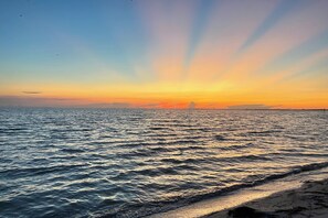 Sun loungers, beach towels