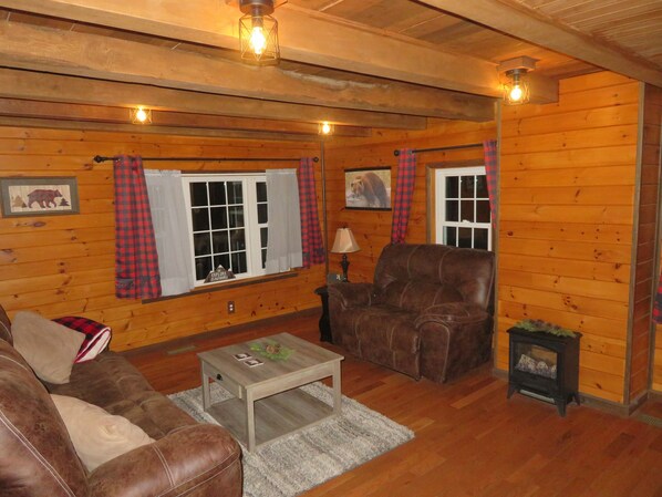 Fireplace - Monroe Valley Guesthouse near Swatara State Park, Hershey, other attractions! (Jonestown)