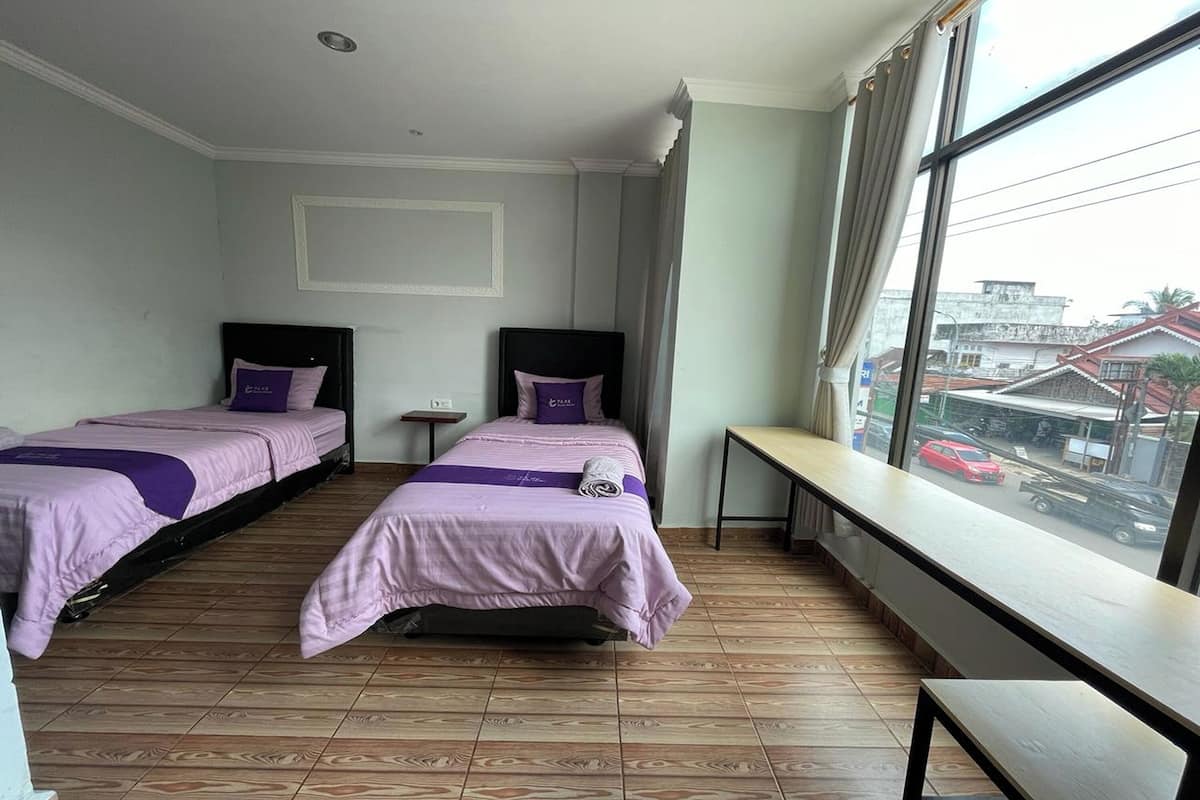 Deluxe Twin Room | Meja, katil bayi/kot (surcaj), Wi-fi percuma, cadar katil