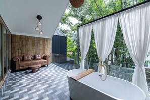 Family Suite (Grand Villa H3) | Minibar, in-room safe, desk, blackout drapes - Inthada At Mae Kampong Chiang Mai (Mae On)