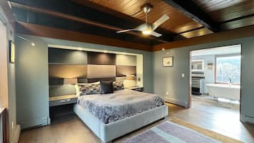 1 habitación, tabla de planchar con plancha, cuna de viaje y wifi