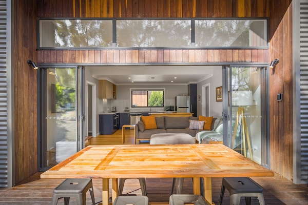 Baita Comfort, vista fiume | Terrazza/patio