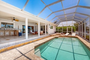 Una piscina climatizada