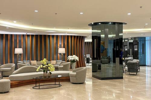 Lobby sitting area