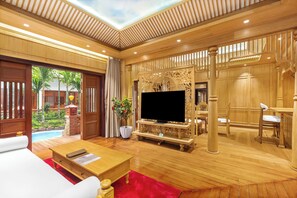 開放式套房 (Chairman) | 客廳 | 43 吋電視連有線電視頻道