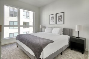 1 多间卧室、熨斗/熨衣板、WiFi、床单