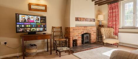 تلفزيون، مدفأة