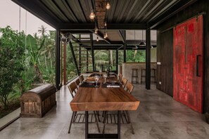 Dining - Luxe Designer Villa with Amazing Jungle View (Sukawati, Gianyar)