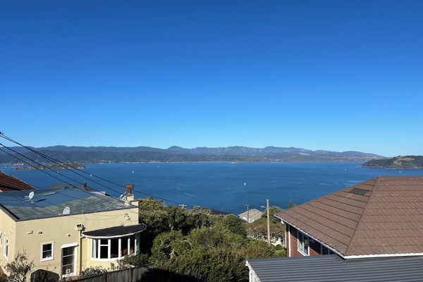 Blick von der Unterkunft