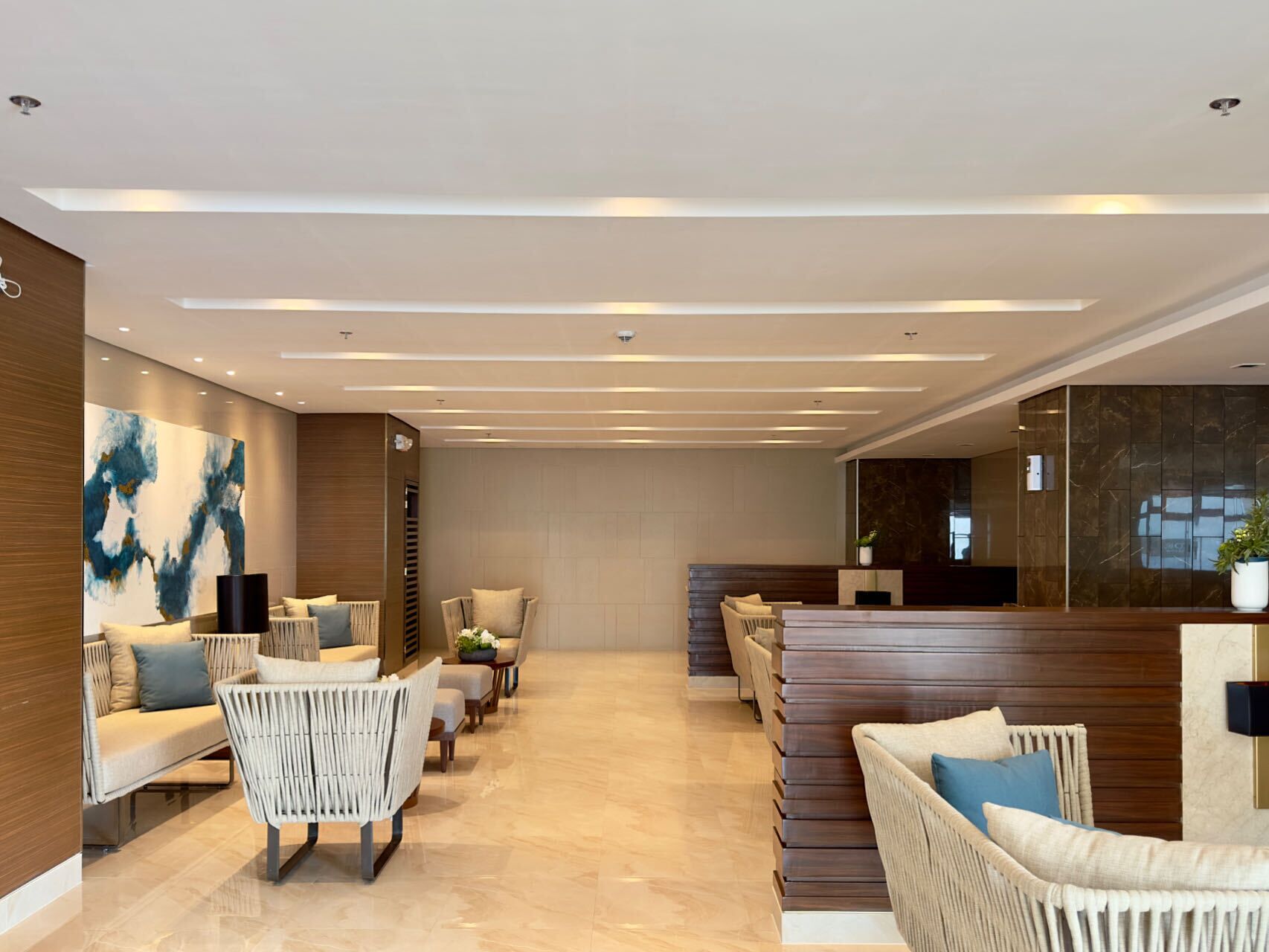 Lobby sitting area