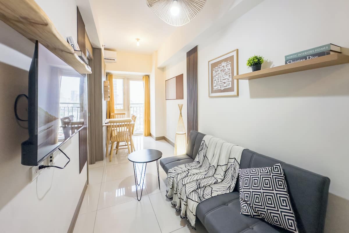 Appart'hÎtel Panoramique, 1 chambre, vue baie | Coin séjour