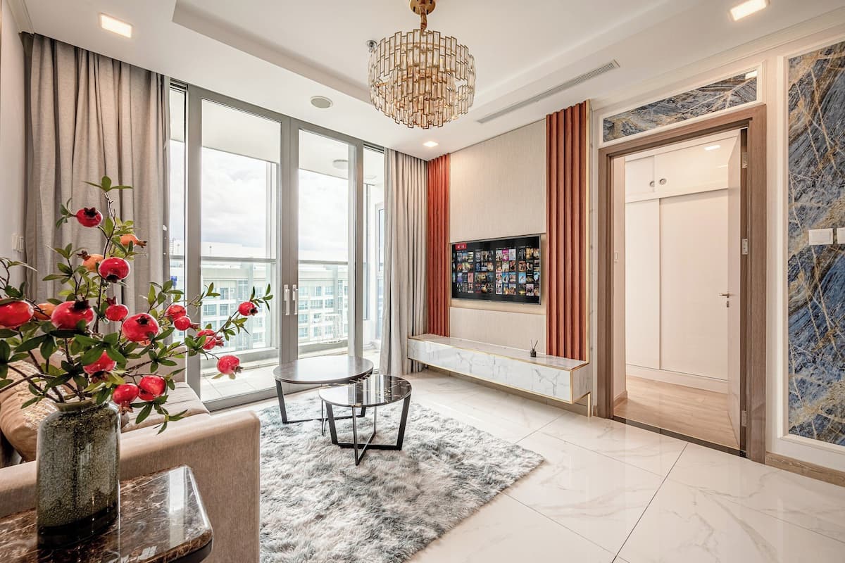 Suite presidencial, 2 habitaciones, con acceso al salón lounge del club, vista a la ciudad | 3 habitaciones y sábanas de algodón egipcio